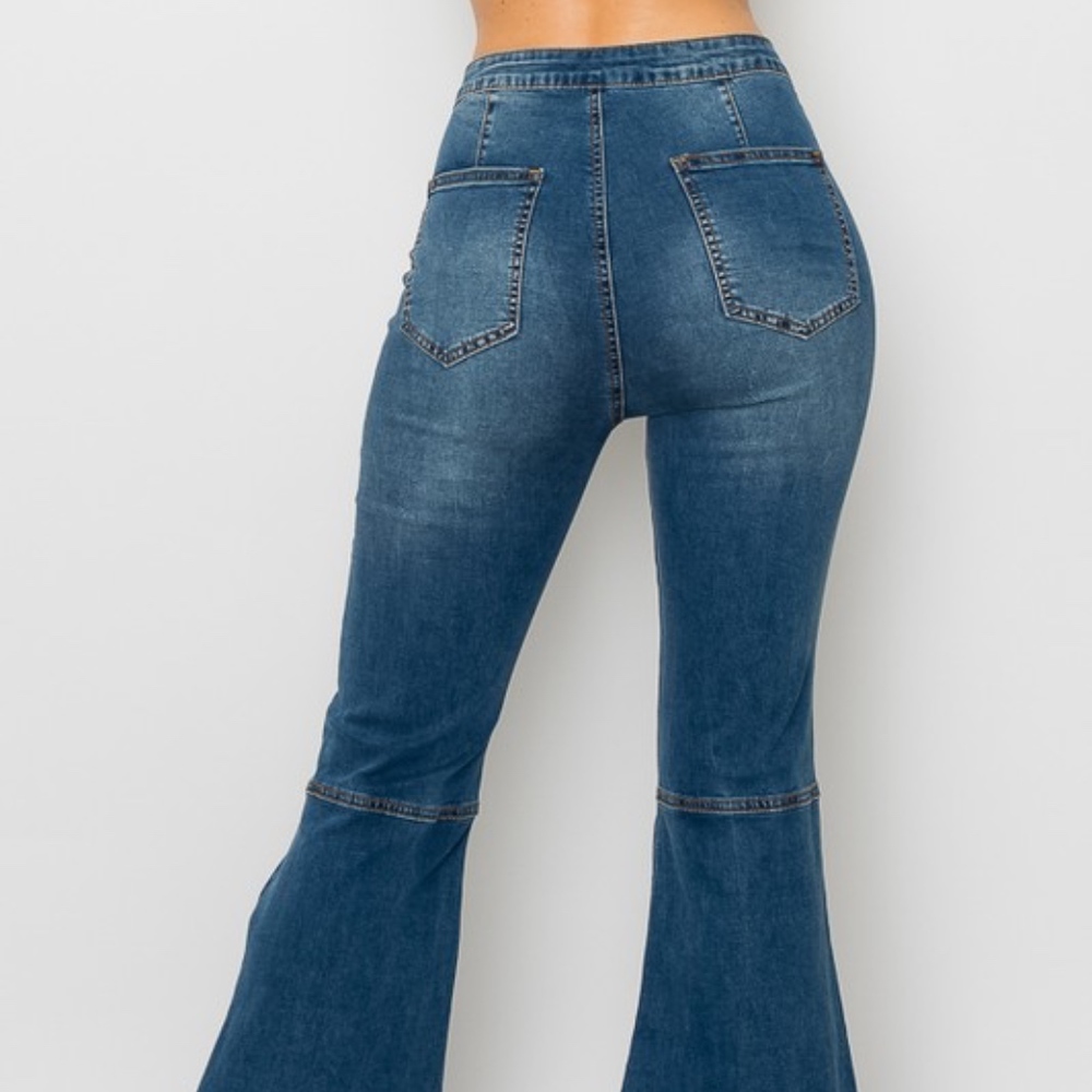 Store Closing‼️ Flared Denim Jeans - Picture 3 of 4